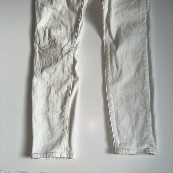 Paige Hoxton Ankle Skinny Jeans Women’s 28 White Stretch Denim Made In USA - Picture 2 of 7